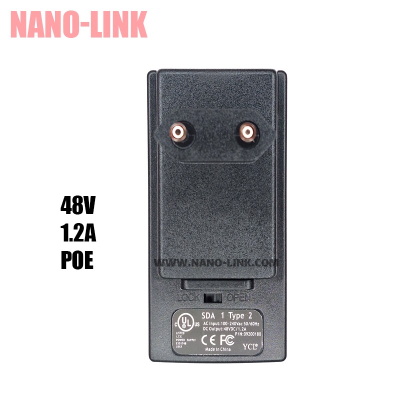 آداپتور 48 ولت 1 آمپر POE اورجینال