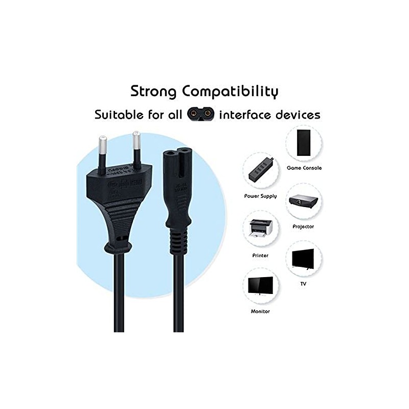 کابل برق 2 چاک اورجینال 1 متر
