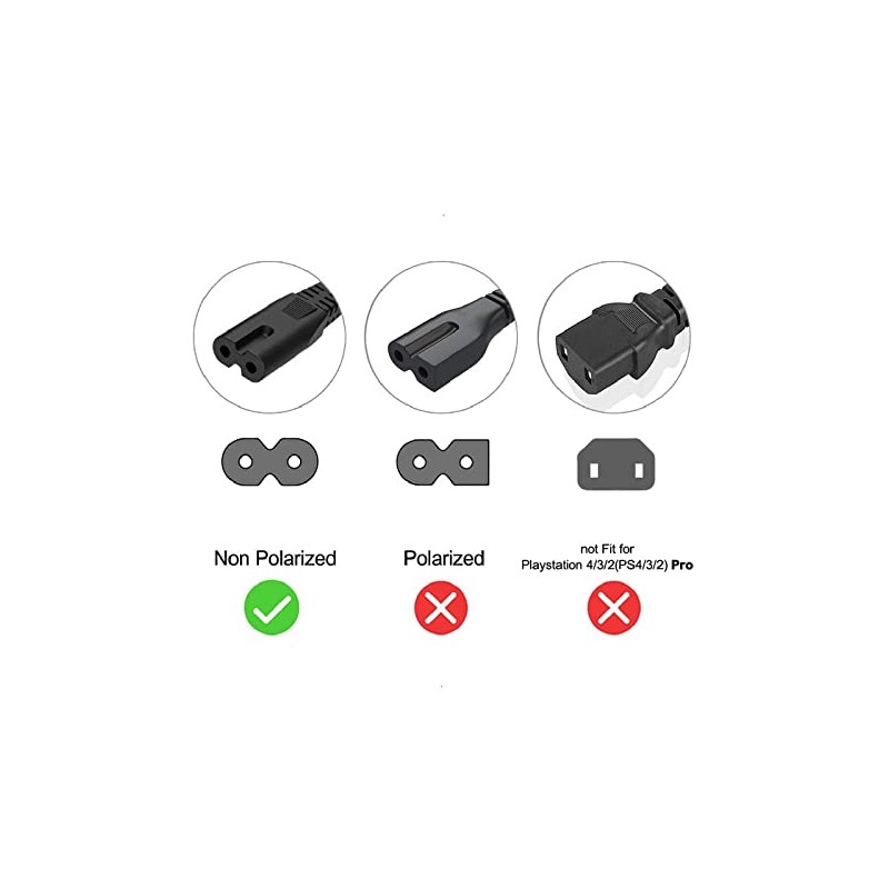 کابل برق 2 چاک اورجینال 1 متر