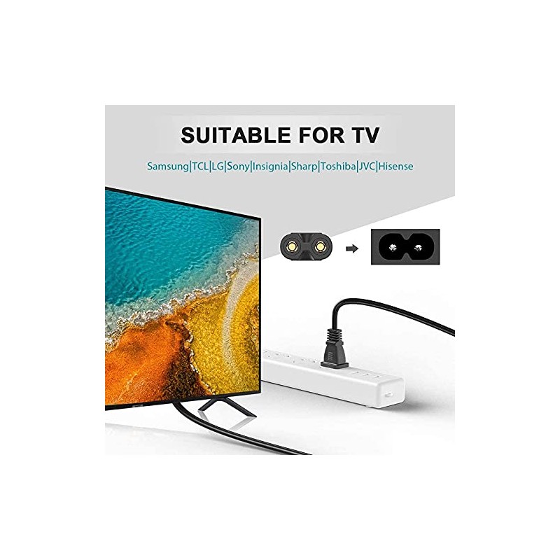 کابل برق 2 چاک اورجینال 1 متر