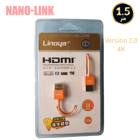 کابل HDMI سوپر اسلیم 4K اورجینال 1.5 متر