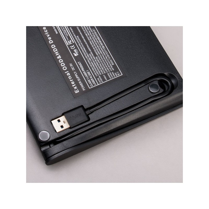 باکس DVD رایتر لپ تاپ نازک 9.5 میل USB 3.0