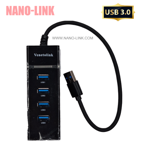 هاب USB 3.0 برند ونتولینک 4 پورت مدل 9096