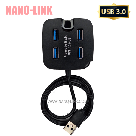 هاب USB 3.0 برند ونتولینک 4 پورت مدل 9018