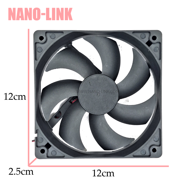 فن 12 ولت بوشی 2.5*12*12