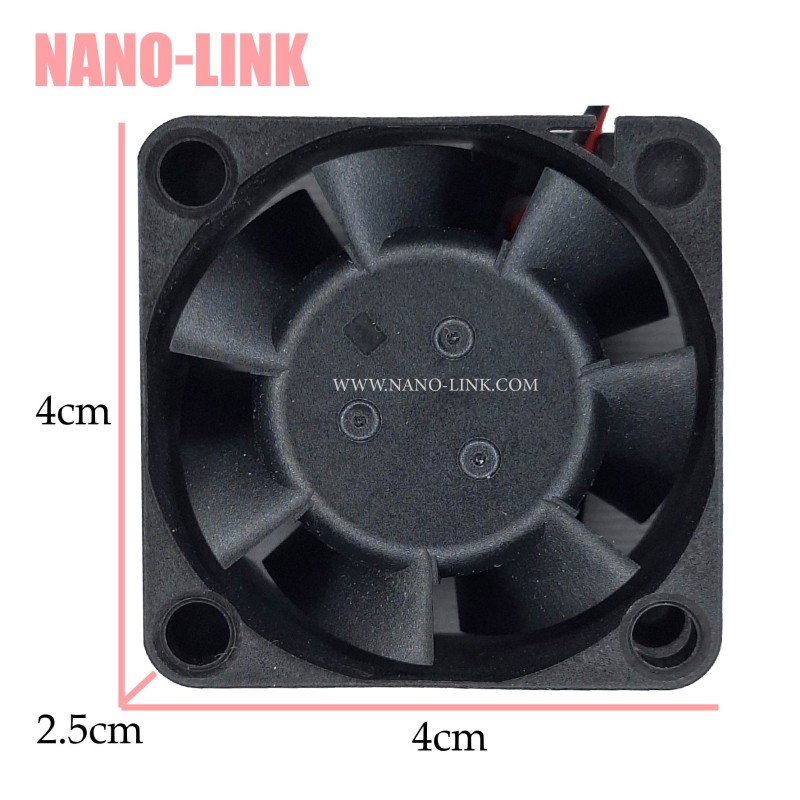 فن 12 ولت 0.18 آمپر بلبرینگی 2*4*4