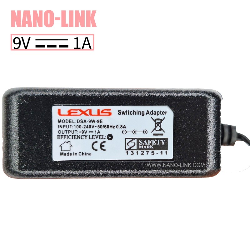 آداپتور 9 ولت 1 آمپر دیواری برند Lexus