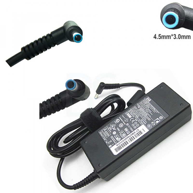 شارژر لپ تاپ HP سر آبی 19.5 ولت 4.62 آمپر