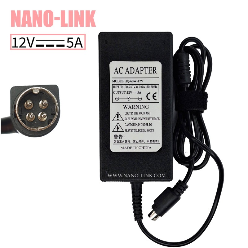 آداپتور 12 ولت 5 آمپر 4 پین DVR