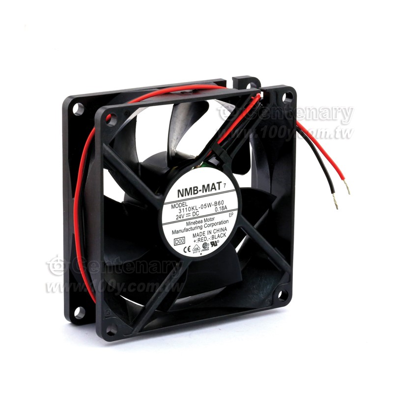 فن 24 ولت 0.18 آمپر بلبرینگی سایز 2.5*8*8