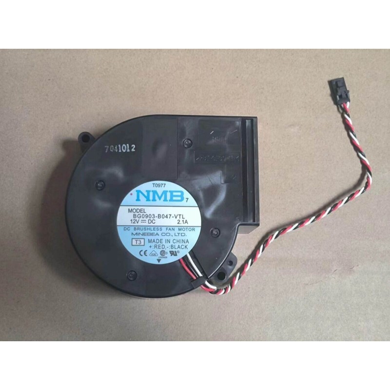 فن حلزونی 12 ولت 2.1 آمپر بلبرینگی سایز 3.2*9*9