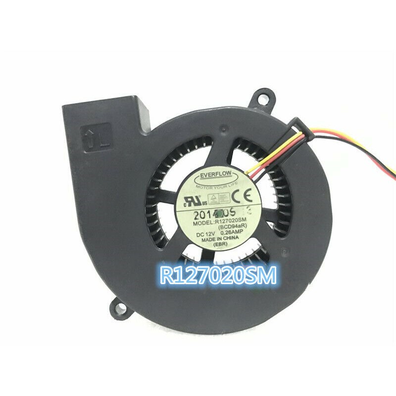 فن حلزونی 12 ولت 0.26 آمپر بلبرینگی سایز 2*6*6