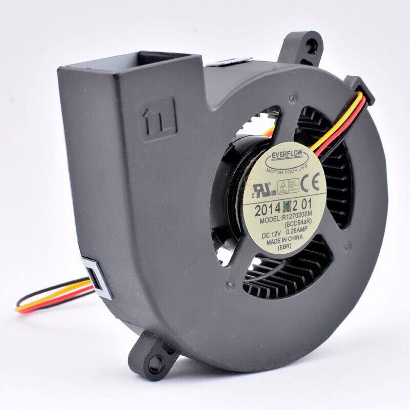 فن حلزونی 12 ولت 0.26 آمپر بلبرینگی سایز 2*6*6