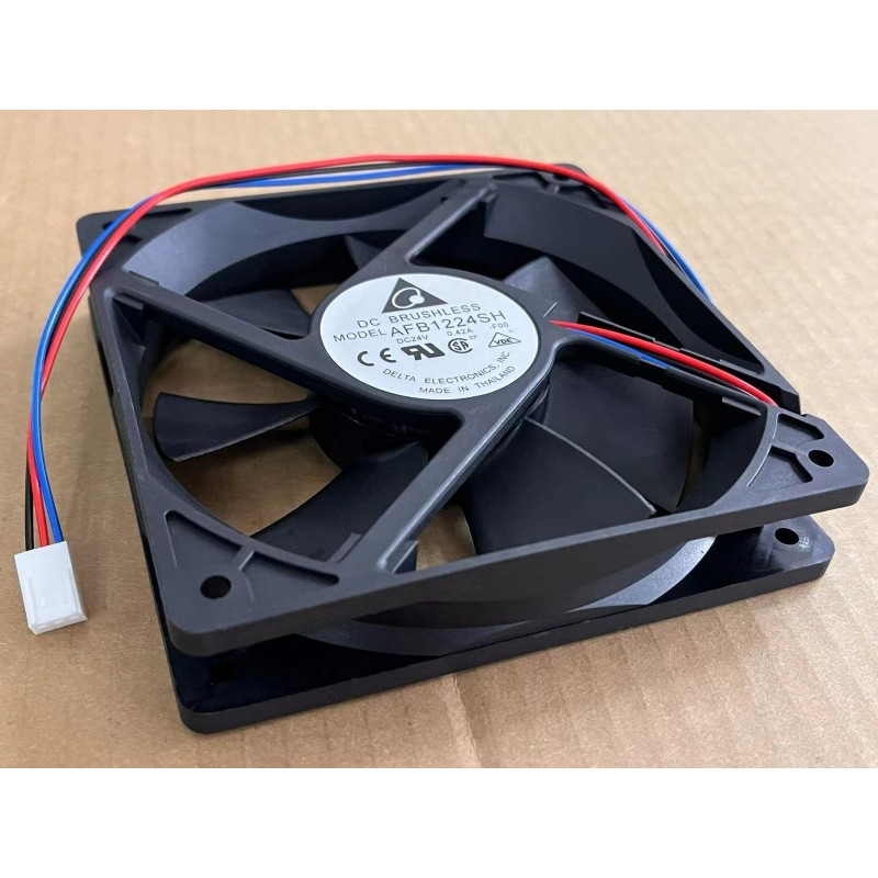 فن 24 ولت 0.42 آمپر بلبرینگی سایز 2.5*12*12