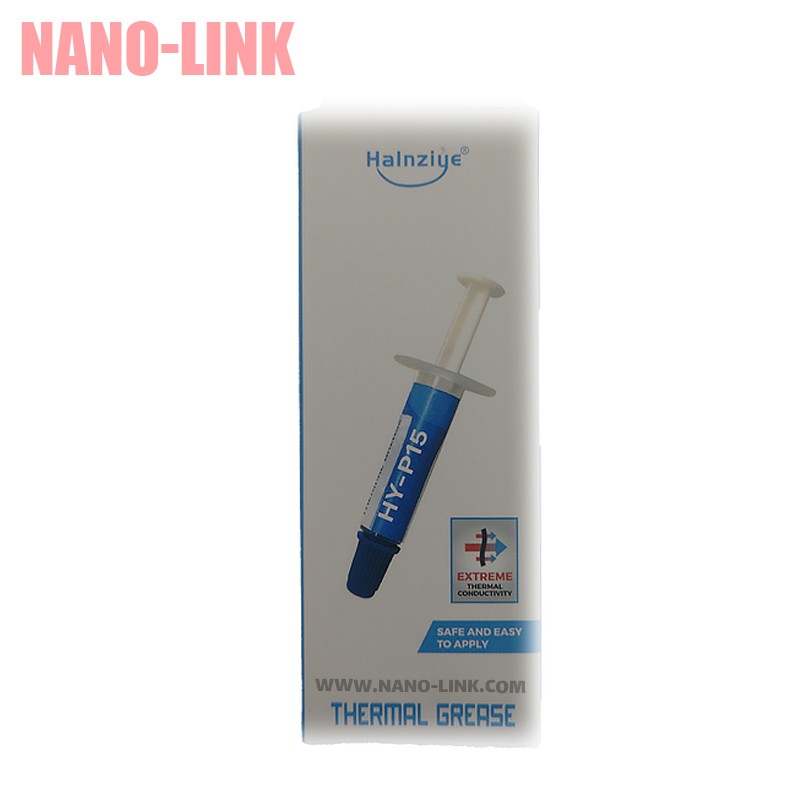 خمیر سیلیکون برند هالنزای 1 گرمی ضریب حرارتی 15 وات