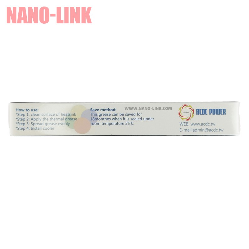 خمیر سیلیکون 30 گرمی برند ACDC ضریب حرارتی 13 وات