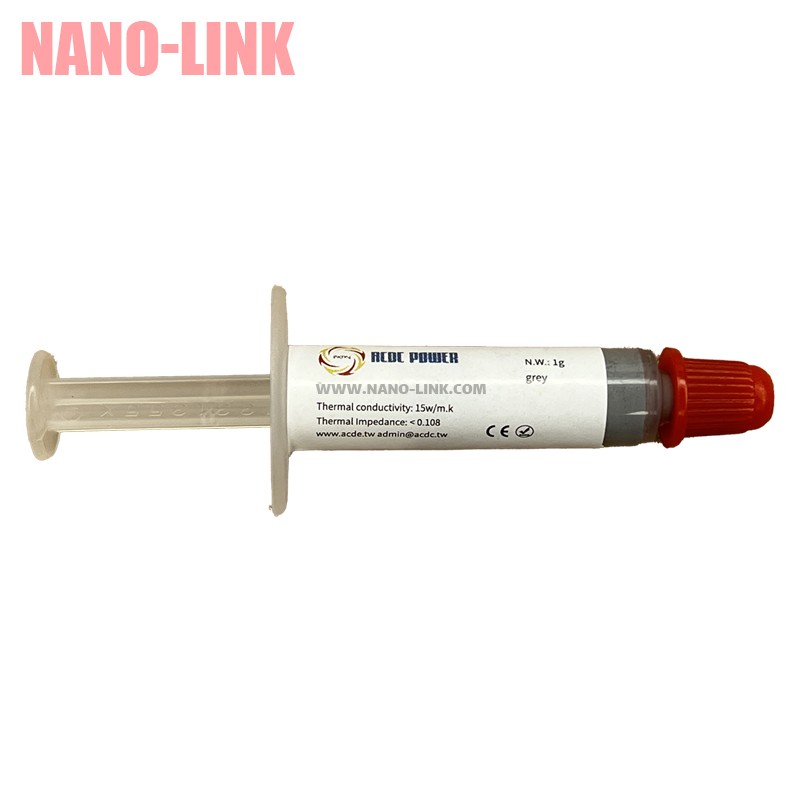 خمیر سیلیکون 1 گرمی برند ACDC ضریب حرارتی 15 وات