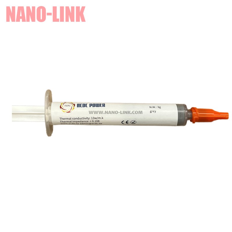 خمیر سیلیکون 3 گرمی برند ACDC ضریب حرارتی 13 وات