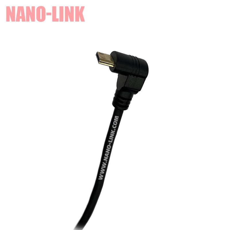 تبدیل مینی HDMI به مادگی HDMI کابلی 90 درجه