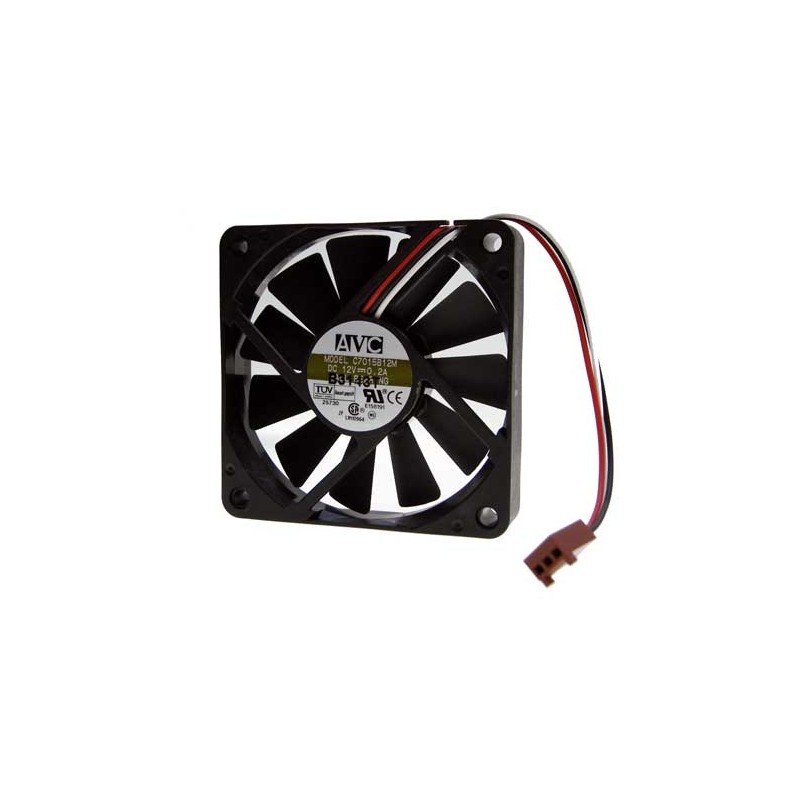 فن 12 ولت 0.2 آمپر بلبرینگی سایز 1.5*7*7