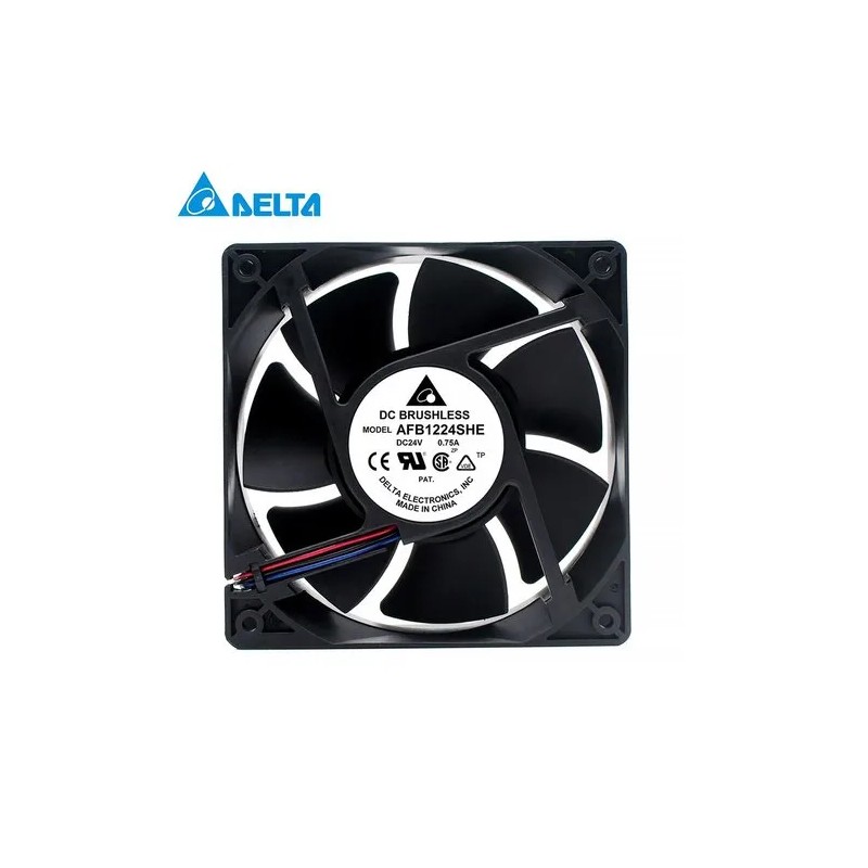 فن 24 ولت 0.75 آمپر بلبرینگی سایز 3.8*12*12