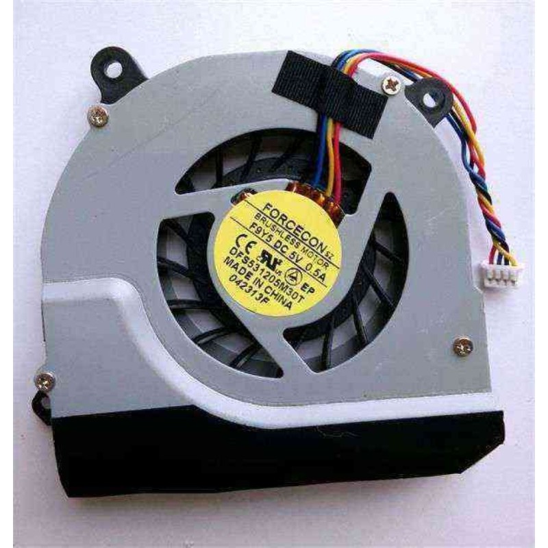 فن لپ تاپی حلزونی 5 ولت 0.5 آمپر بلبرینگی سایز 1*7*7