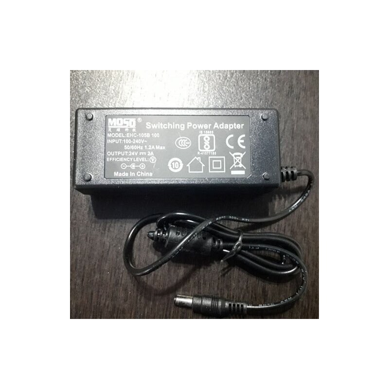 آداپتور 24 ولت 2 آمپر برند moso اورجینال