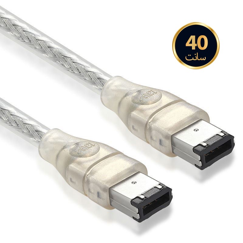 کابل 1394 فایروایر 6 پین به 6 پین کوتاه 40 سانت