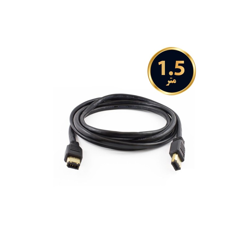 کابل 1394 فایروایر 6 پین به 6 پین  1.5 متری