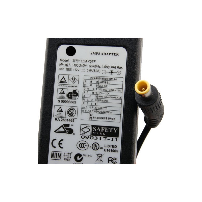 آداپتور مانیتور 12 ولت 3 آمپر اورجینال