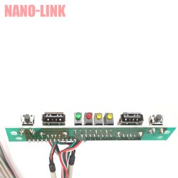 براکت پنلی جلوی کیس شامل 2 پورت USB دکمه پاور و ریست بهمراه LEDs