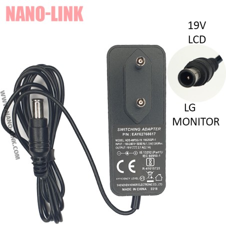 آداپتور مانیتور 19 ولت 2.1 آمپر اورجینال