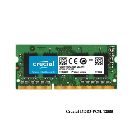 رم لپ تاپ 4 گیگ Crucial DDR3-PC3L (1600-12800) CT51264BF160B.C16FPD2