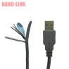 کابل تعمیری USB خام مسی شیلد دار 1.2 متر