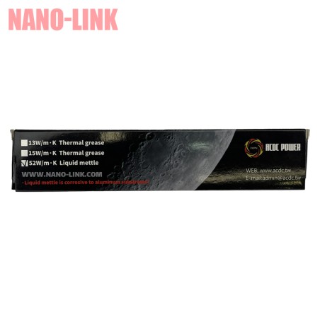 خمیر سیلیکون 2 گرمی برند ACDC ضریب حرارتی 52 وات