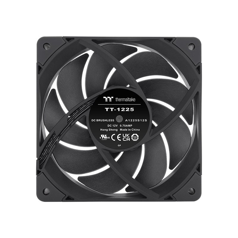 فن 12 ولت 0.70 آمپر اورجینال ترمالتیک (Thermaltake) بلبرینگی سایز 2.5*12*12