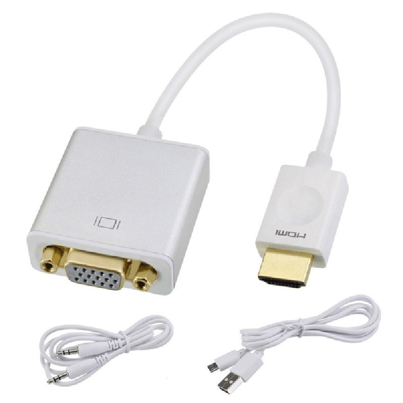تبدیل HDMI به VGA با صدا و پاور مناسب کنسول بازی