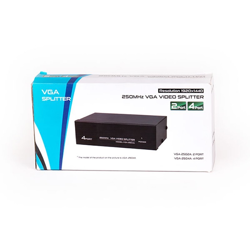 اسپلیتر 1 به 2 VGA پهنای باند 250 مگاهرتز