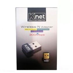 کارت شبکه USB وایرلس N300 برند KNET