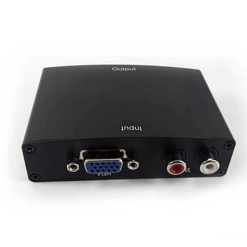تبدیل VGA به HDMI بدنه فلزی با آداپتور