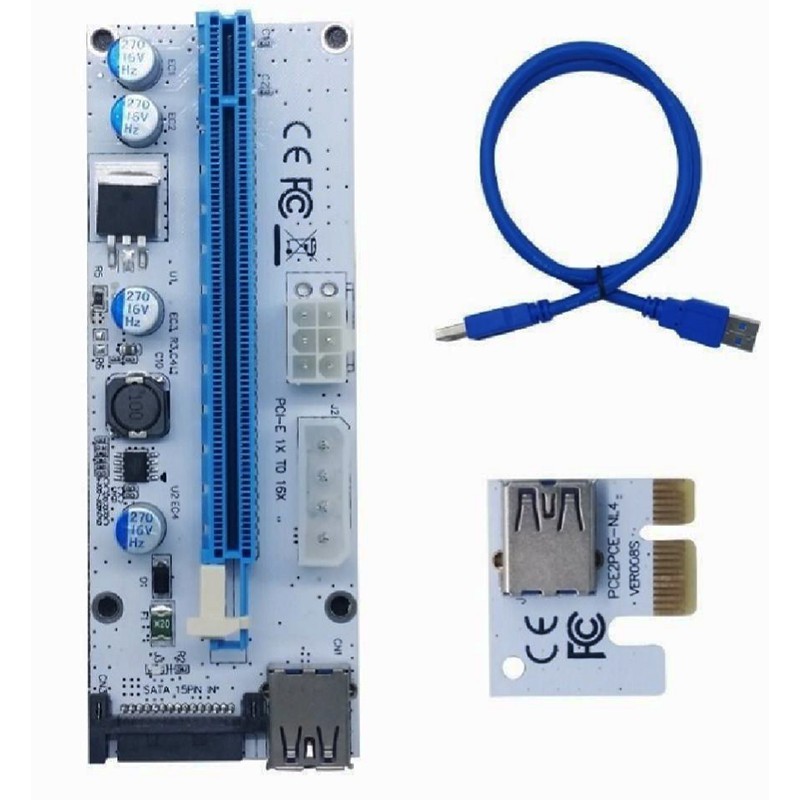 تبدیل رایزر کارت گرافیک 1x به 16x مدل 008S