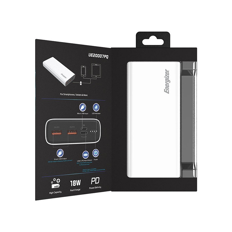 پاور بانک انرجایزر مدل UE20007PQ ظرفیت 20000